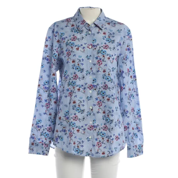 Blouse, in Blue, Cotton, Van Laack