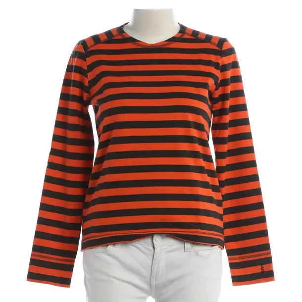 Long Sleeve Shirt, in Red, Cotton, Ganni