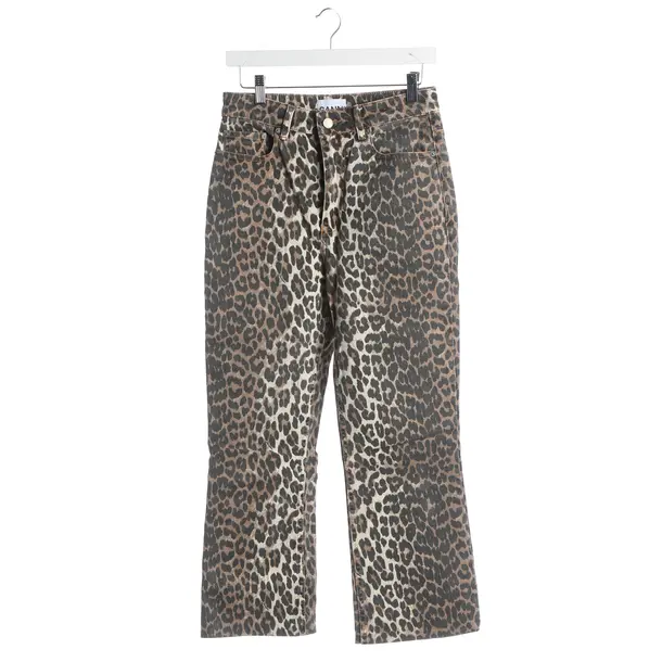 Straight Fit Jeans, in Light Brown, Cotton, Ganni