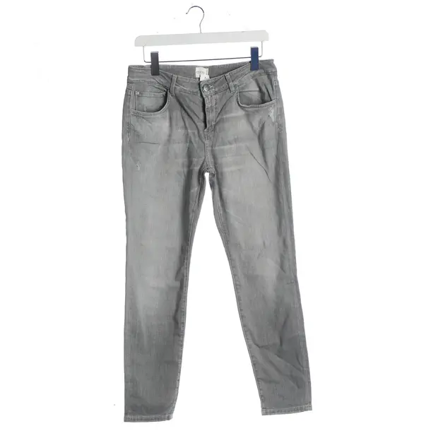 Skinny Jeans, in Light Gray, Cotton, Closed