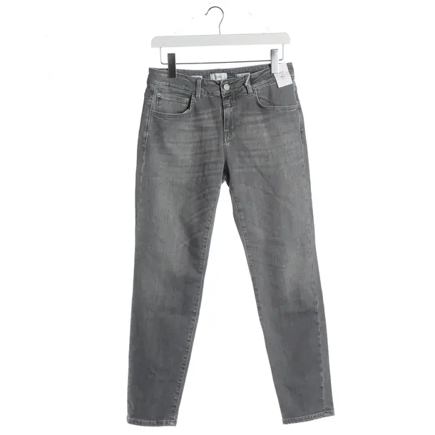 Skinny Jeans, in Light Gray, Cotton, Closed