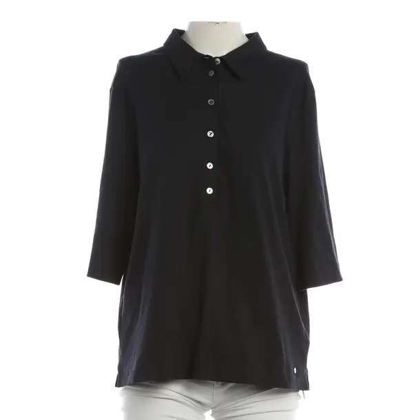 Shirt, in Navy, Cotton, Marc Cain