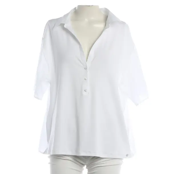 Shirt, in White, Cotton, Marc Cain