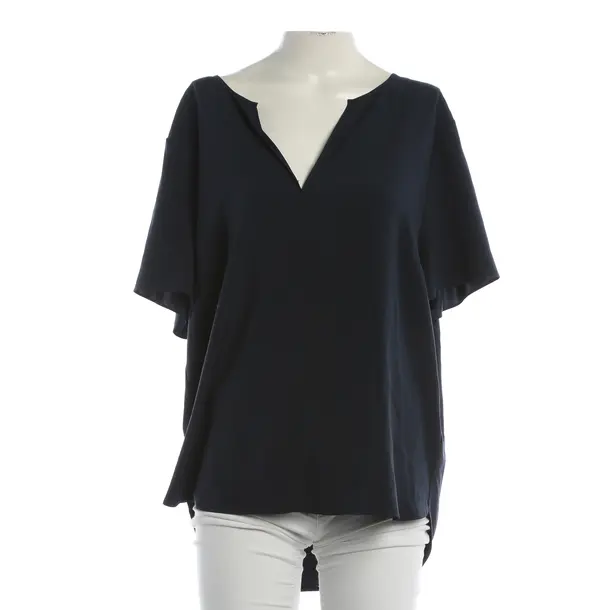 Shirt, in Navy, Silk, Herzensangelegenheit