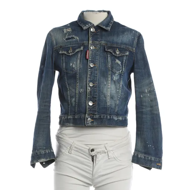 Denim Jacket, in Blue, Cotton, Dsquared