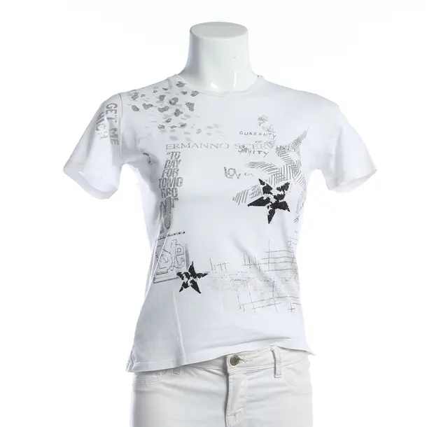Shirt, in White, Cotton, Ermanno Scervino