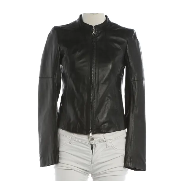 LeatherJacket, in Black, Leather, Patrizia Pepe