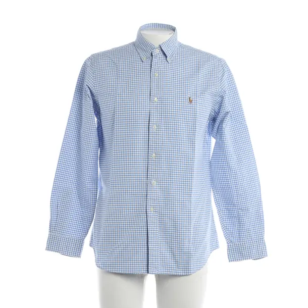 Long Sleeve Shirt, in Blue, Cotton, Polo Ralph Lauren