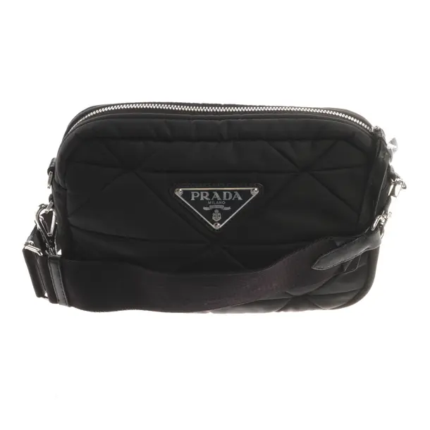 Cross Body Bag, in Black, Polyamide, Prada