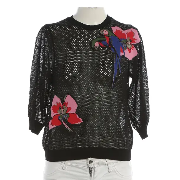 Pullover, in Schwarz, Leinen, Valentino
