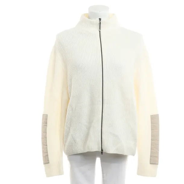 Cardigan, in Cream, Wool, Marc Cain