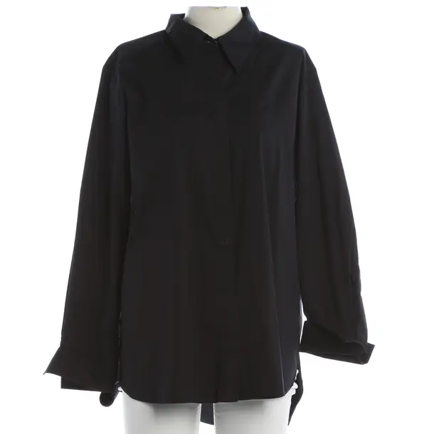 Blouse, in Navy, Cotton, Marc Cain