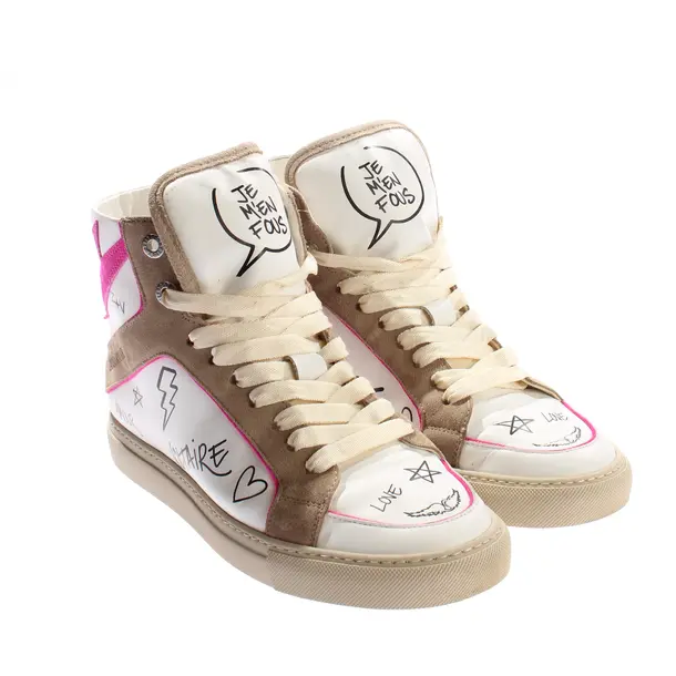 High-Top Sneakers, in Multicolored, Zadig & Voltaire