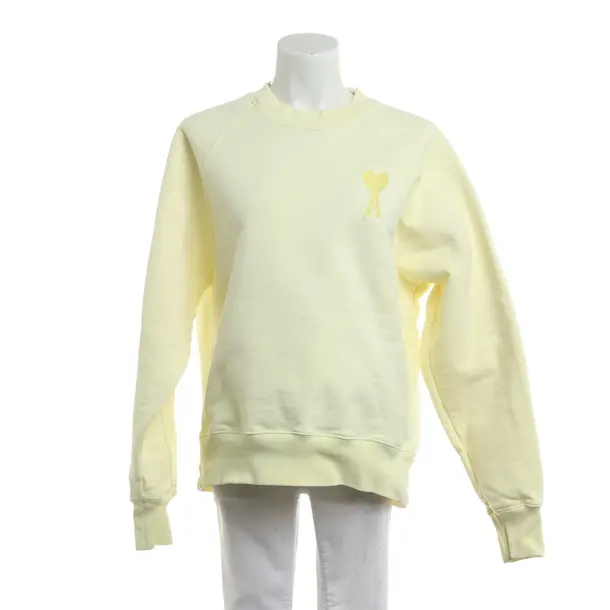 Felpa, in Giallo, Cotone, Ami Paris