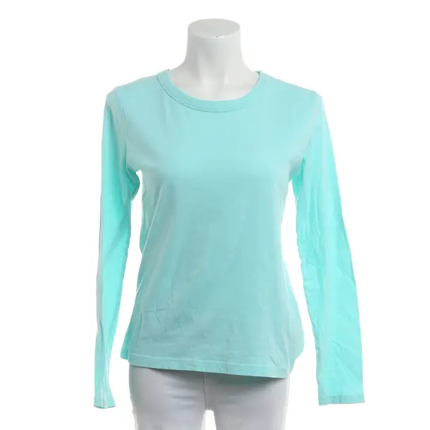 Manica lunga, in Azzurro, Cotone, Vintage americano