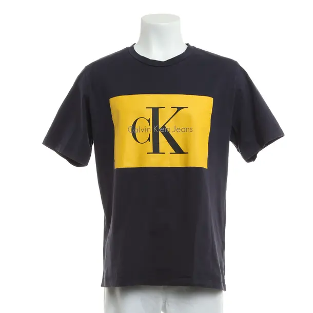 T-Shirt, in Navy, Cotton, Calvin Klein