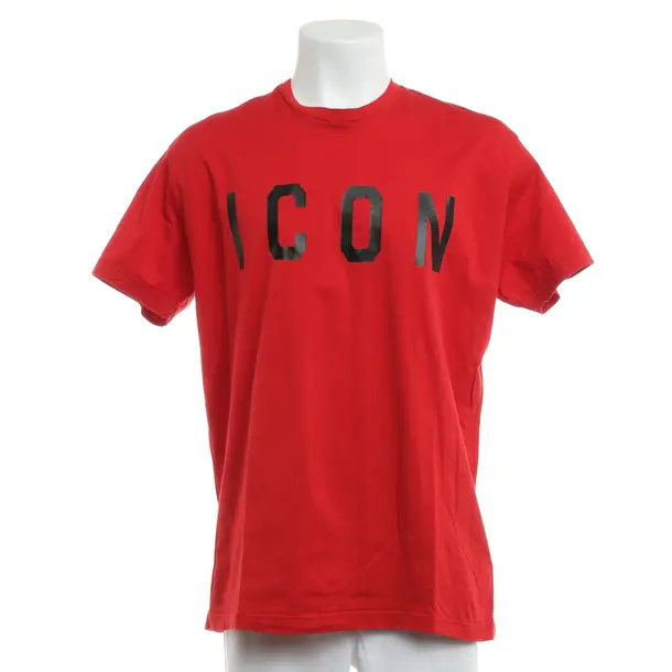 T-Shirt, in Red, Cotton, Dsquared