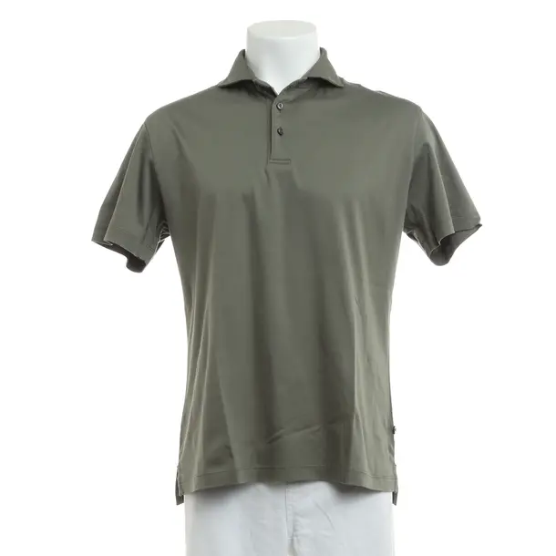 Polo Shirt, in Green, Cotton, Van Laack