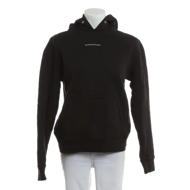 Hoodie, in Schwarz, Baumwolle, Sandro