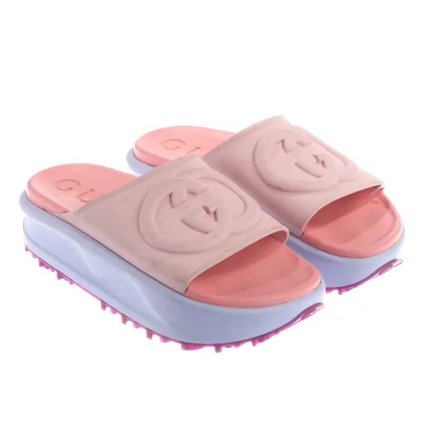 Platform Sandals, in Light Pink, Gucci