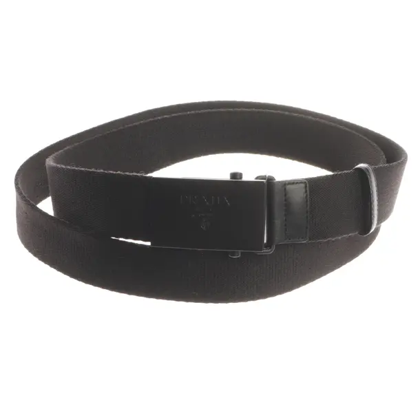 Belt, in Black, Cotton, Prada