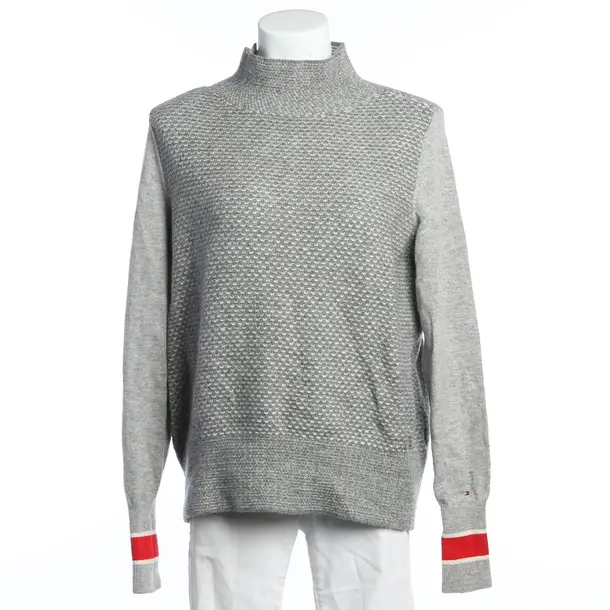 Pullover, in Grau, Wolle, Tommy Hilfiger