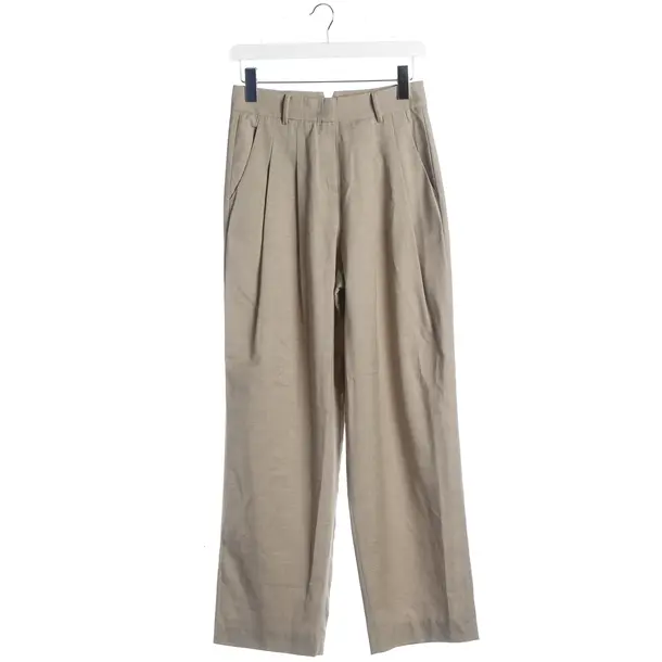 Pants, in Beige, Lyocell, Frankie Shop