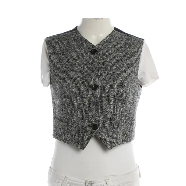 Gilet, in Grigio scuro, Lana, Max Mara