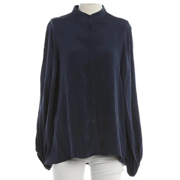 Bluse, in Navy, Seide, Jadicted