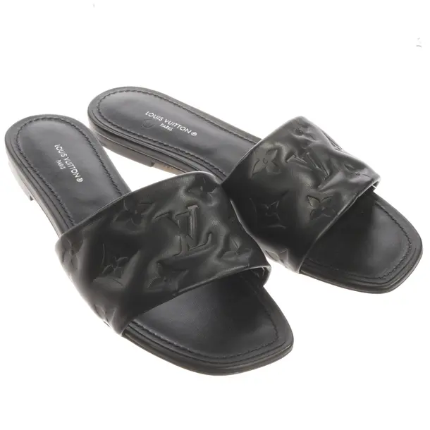 Sandals, in Black, Louis Vuitton