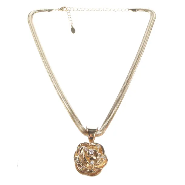 Halskette, in Gold, Metall (metallisch, metallisiert), Magda Butrym