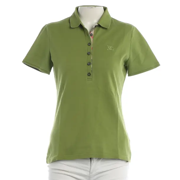 Polo Shirt, in Green, Cotton, Burberry Brit