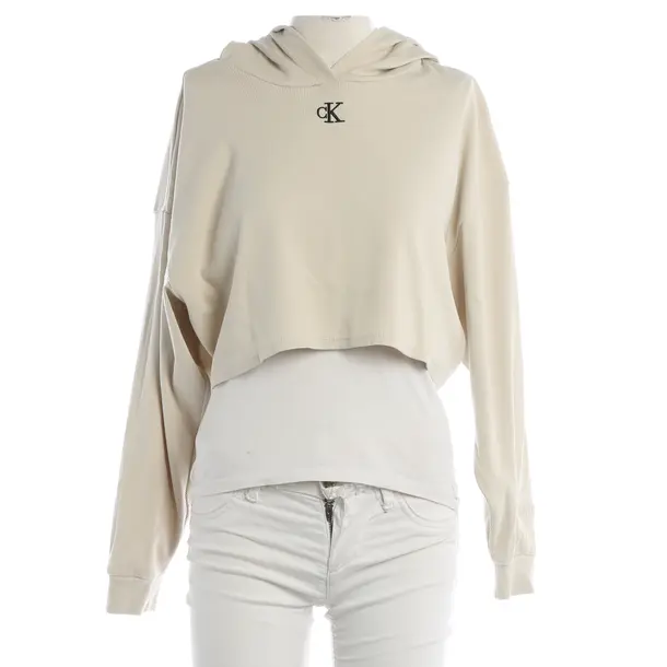 Hoodie, in Beige, Cotton, Calvin Klein