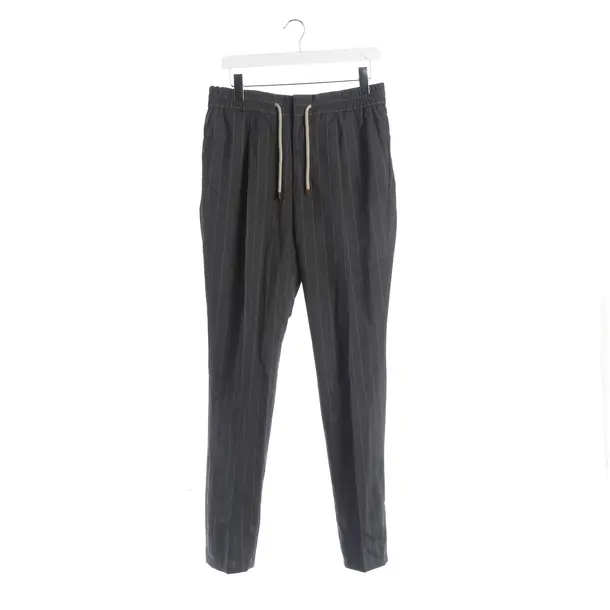 Pants, in Gray, Wool, Brunello Cucinelli