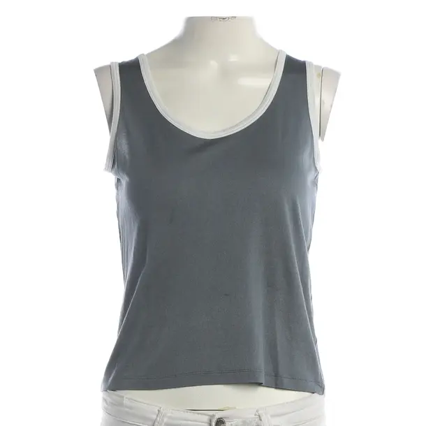 Top, in Blau, Seide, Allude
