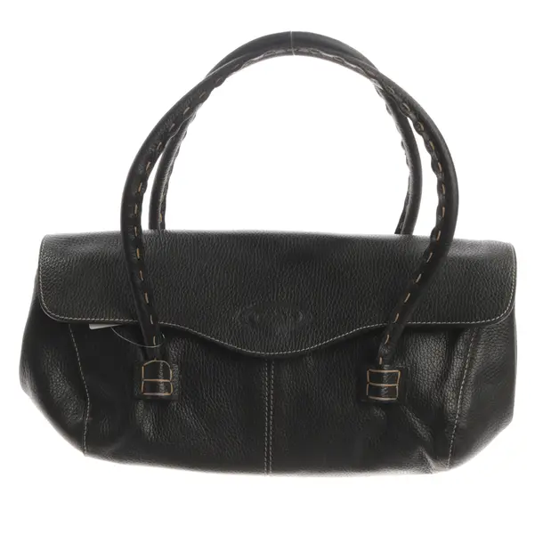 Shoulder Bag, in Black, Leather, Tod´s