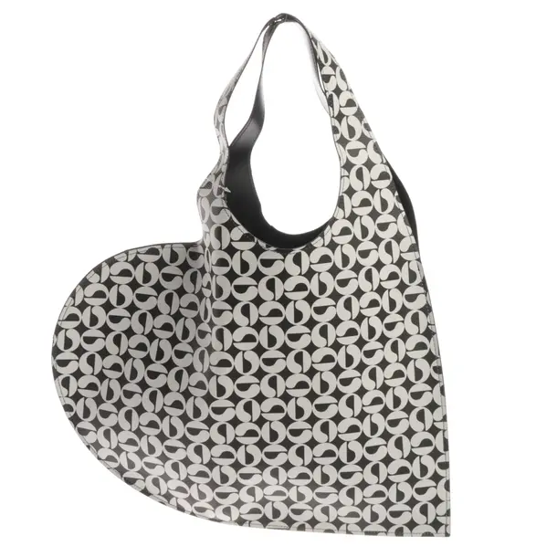 Schultertasche, in Schwarz, Leder, Coperni