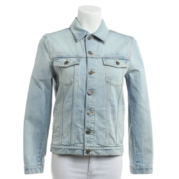 Jeansjacke, in Hellblau, Baumwolle, Gucci