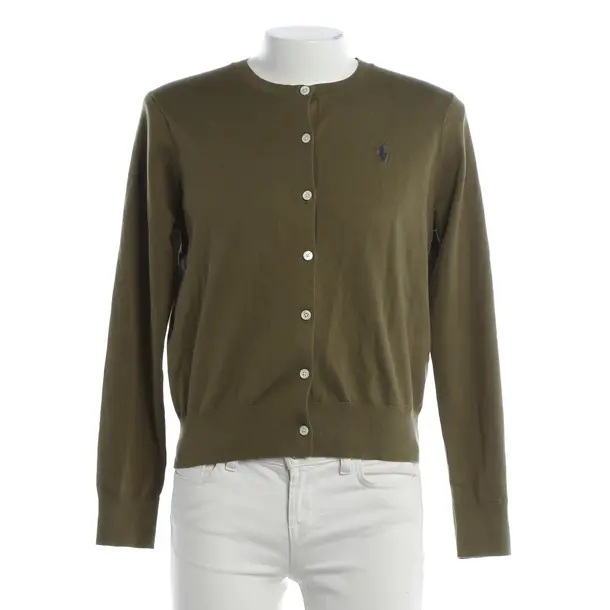 Cardigan, in Green, Cotton, Polo Ralph Lauren