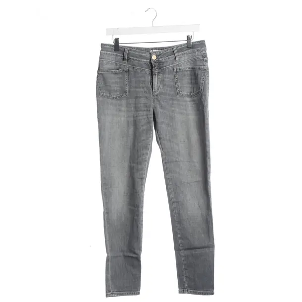 Skinny Jeans, in Gray, Cotton, Closed