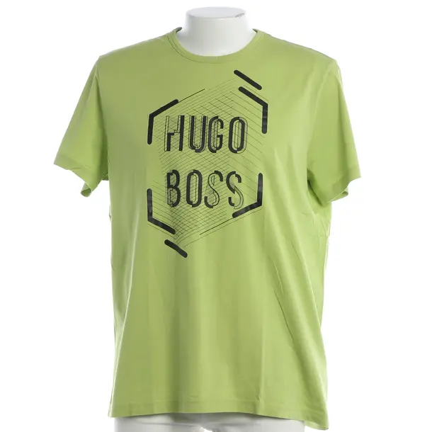 Maglietta, in Verde chiaro, Cotone, Hugo Boss Verde