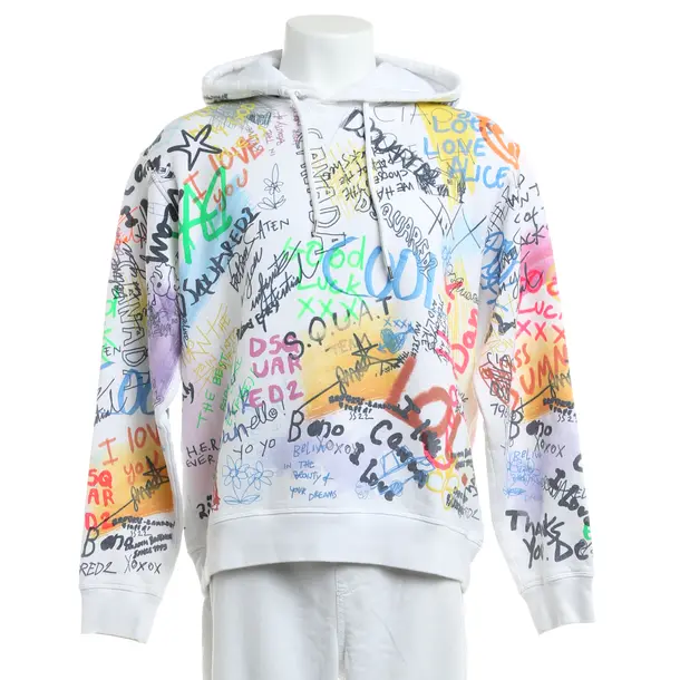 Hoodie, in Mehrfarbig, Baumwolle, Dsquared