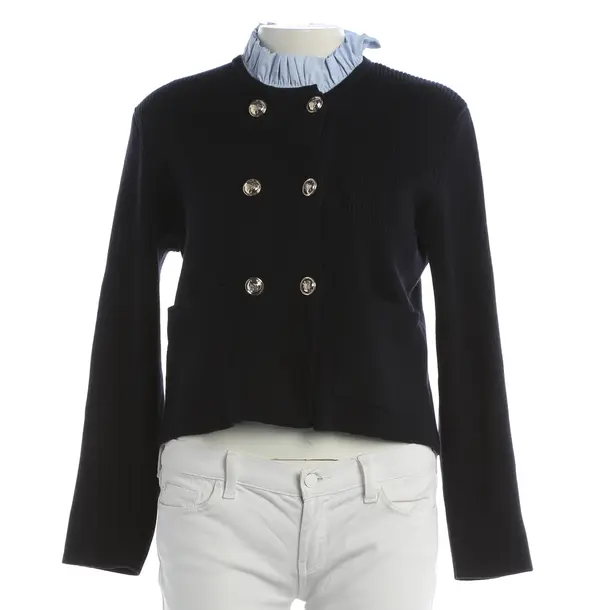Strickjacke, in Navy, Baumwolle, Sandro