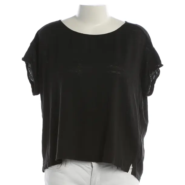 Shirt, in Schwarz, Leinen, Velvet by Graham and Spencer