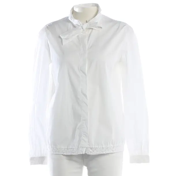 Blouse, in White, Cotton, 0039 Italy