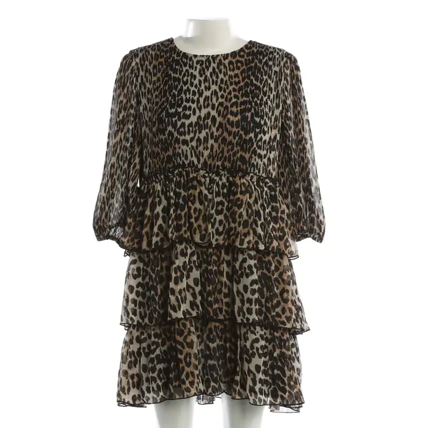 Dress, in Brown, Polyester, Ganni