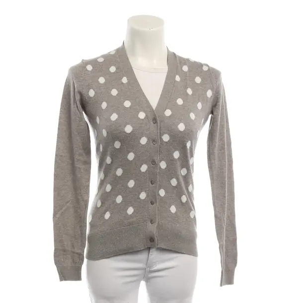 Cardigan, in Gray, Cotton, Steffen Schraut