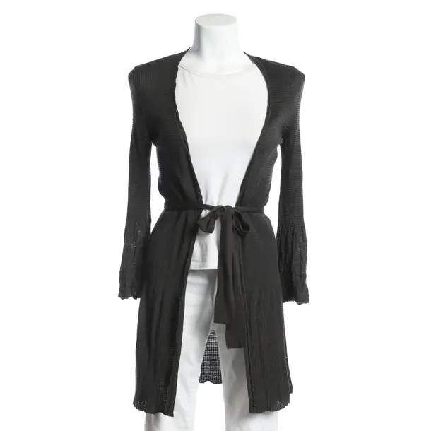 Cardigan, in Dark Gray, Viscose, Missoni M