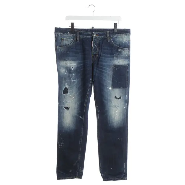 Straight Fit Jeans, in Blue, Cotton, Dsquared