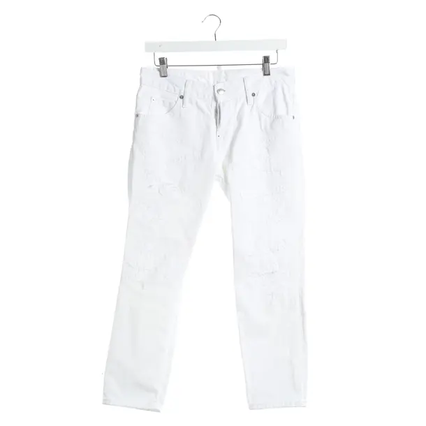 Slim Fit Jeans, in White, Cotton, Dsquared